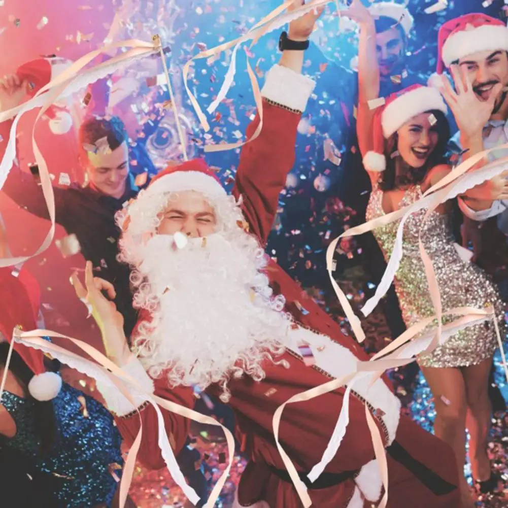 10Pcs 60cm Fairy Wands Ribbon Lace Fairy Stick With Bells Chromatic Silky Party Streamers For Wedding Birthday Party Fovors