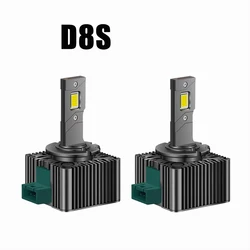 High - Performance LED Car Headlight Bulbs, 35W Canbus, 30000LM Super Bright, Turbo Fan, Plug & Play - 30000LM (D8S)
