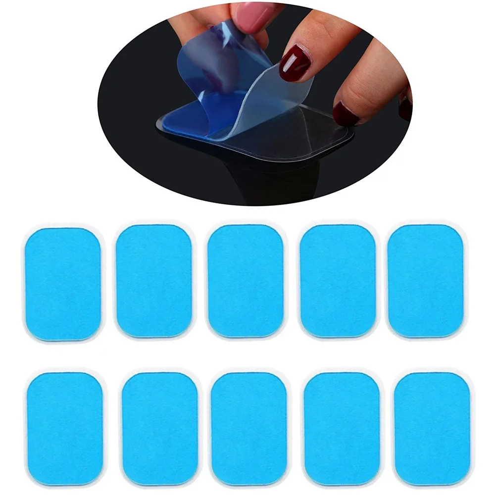 

10Pcs Gel Pads for EMS Abdominal ABS Trainer Weight Loss Hip Muscle Stimulator Exerciser Replacement Massager Gel Patch