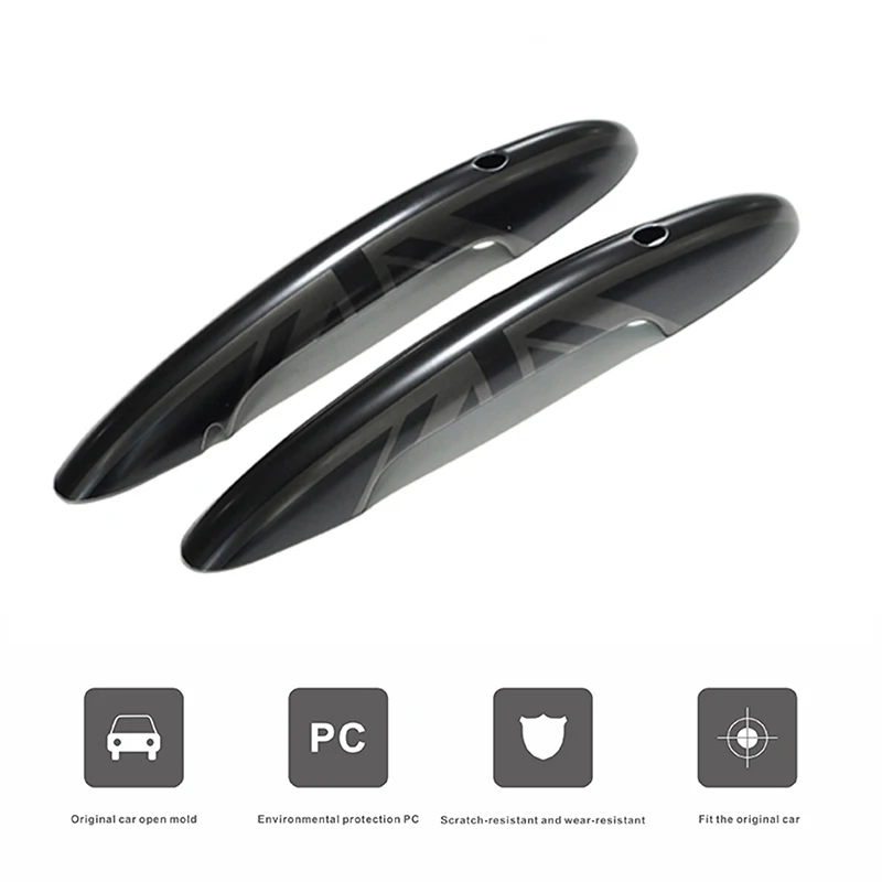 Door Handle Cover Sticker Trim 2PCS In Set For MINI Cooper S JCW F56 F57 door handles