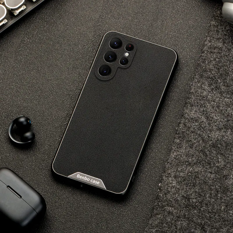 Premium Luxury Leather Phone Case - Shockproof Back Cover s