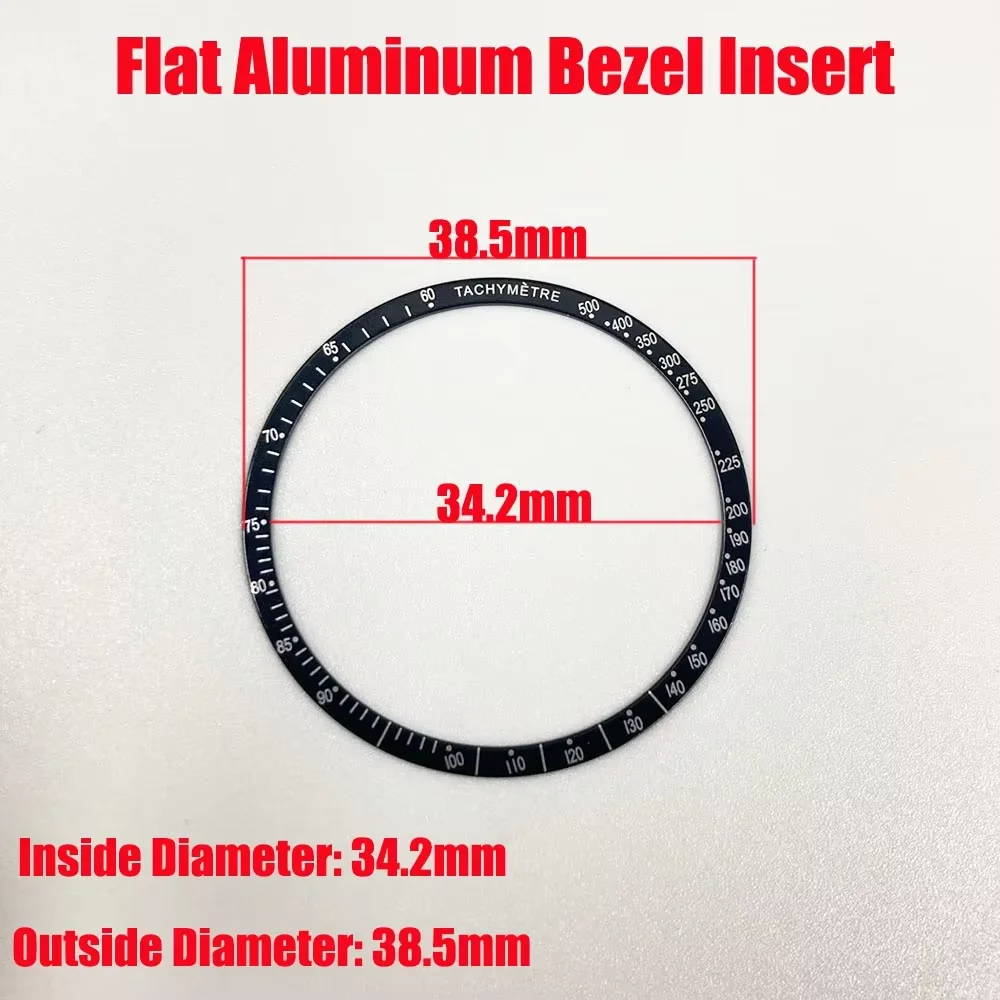 38.5 مللي متر * 34.2 مللي متر ساعة ألومنيوم الحافة...