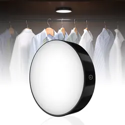 Rechargeable Touch - Control LED Night Light with Built - in Battery (White Light 1 PC)