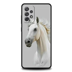 Luxury Horse Design Silicone Phone Case - Elegant Protective Cover - Samsung A41 (A10)