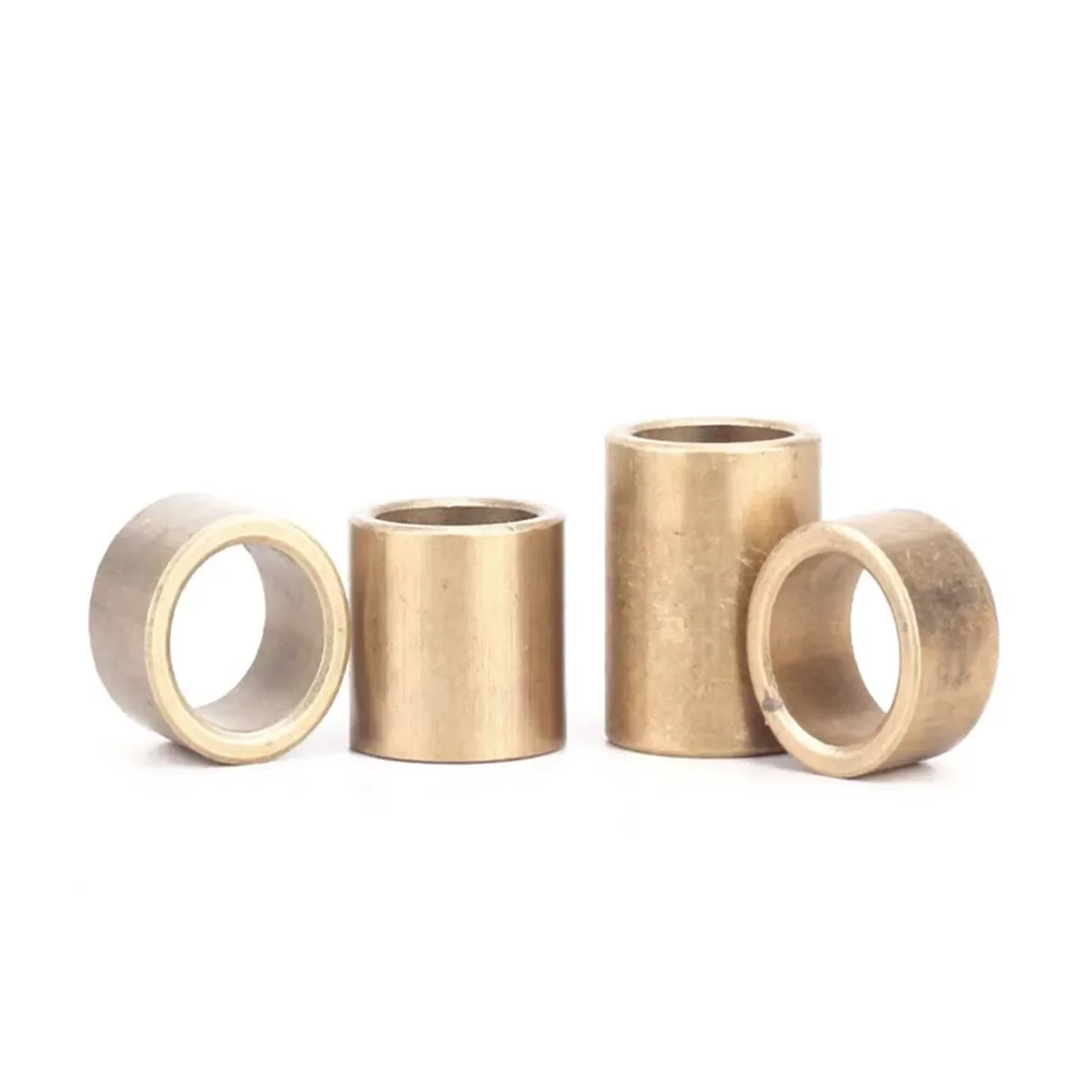 Copper Shaft Sleeve-Powder Metallurgy Oil Bearing Copper Sleeve Brass Bushing Lining Thin Inner Diameter 3 4 5 6 8 mm
