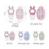 Bunny Animal Design Fruit Feeder Set Breast Milk Freezer Tray Food Soup Silicone Vegetable Feeder Nursing Toddler Teething Toy 6