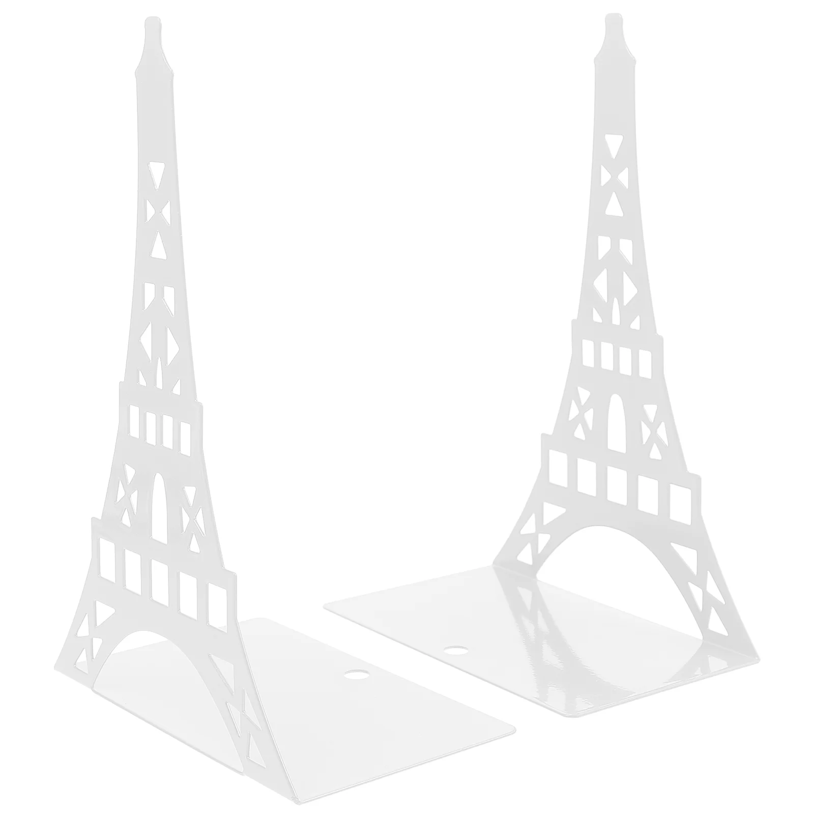 

Tower Shape Book Holders Ends Notebook Organizer for Desk Metal Small Reading Stands Reusable Table Top Bookshelf