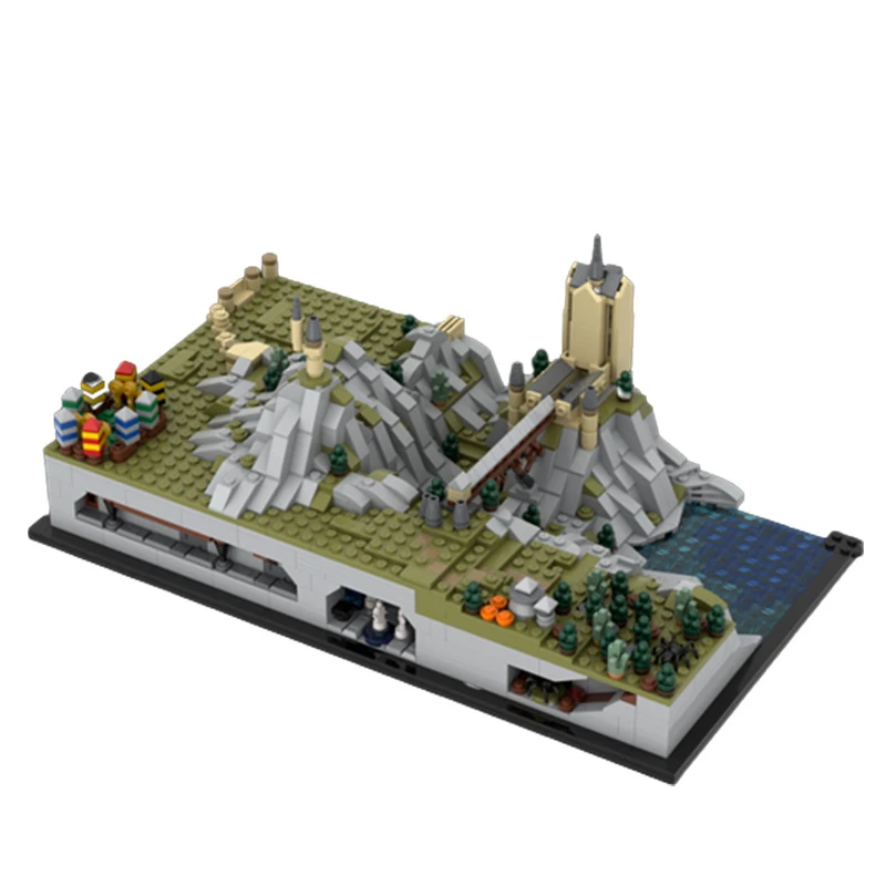 

Moc Creative Expert Idea Medieval Wizard Castle Street View Model Building Blocks Architecture Bricks DIY Toys for kids Gifts