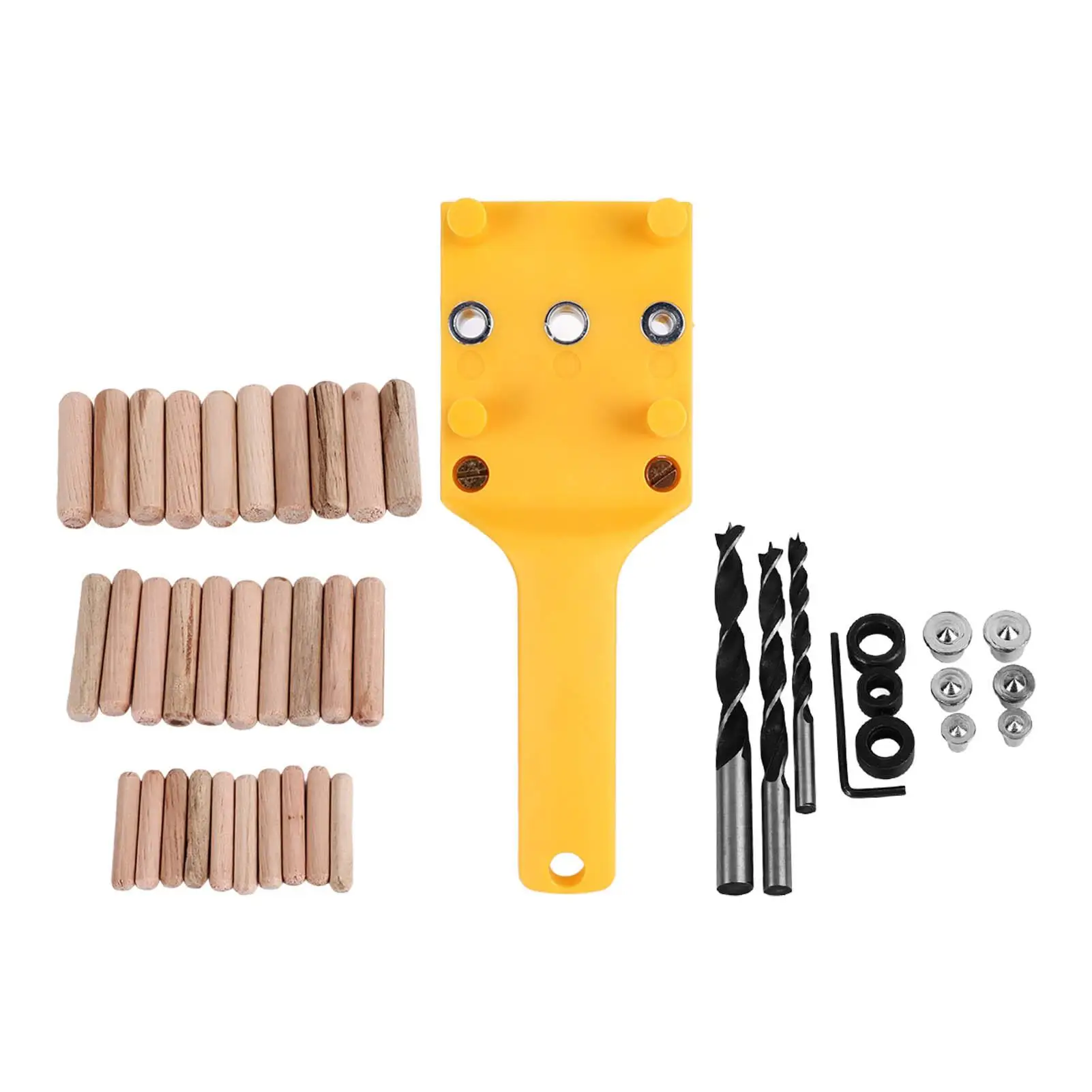 Handheld Drilling Locator Precision Crafted Wooden Tenon Plastic Tool for woodworking for construction