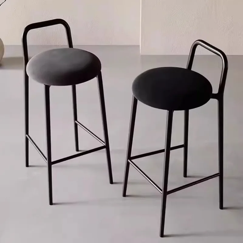 Modern Designer Bar Stools Kitchen Accent Counter Nordic Living Room Chair Minimalist Ergonomic Taburete Alto Trendy Furniture