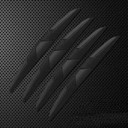 4PCS Silicone Car Door and Mirror Protection Guard Set (Black)