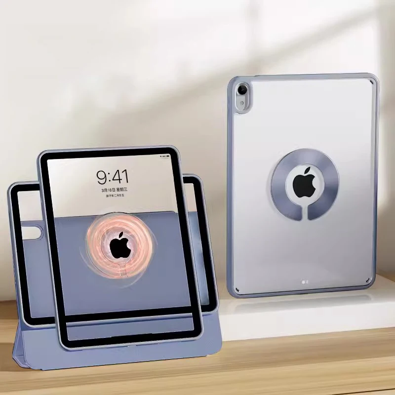 Sleek Magnetic Clip Tablet Case with Durable Acrylic Shell