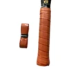 2/4/10pcs NEW ZARSIA PU leather Sweatband Tennis Racket grip Thick Brown red Leather Handle Grip for tennis racket 2