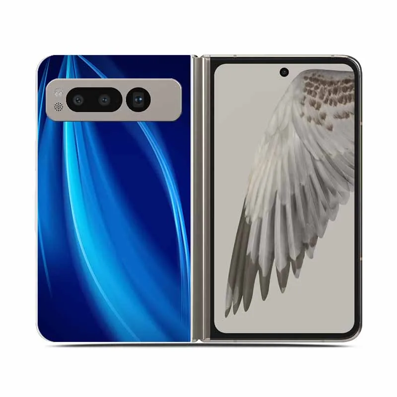 Clear Shockproof Hard Plastic Phone Case for Foldable Devices - 7.6 Protective Back Cover