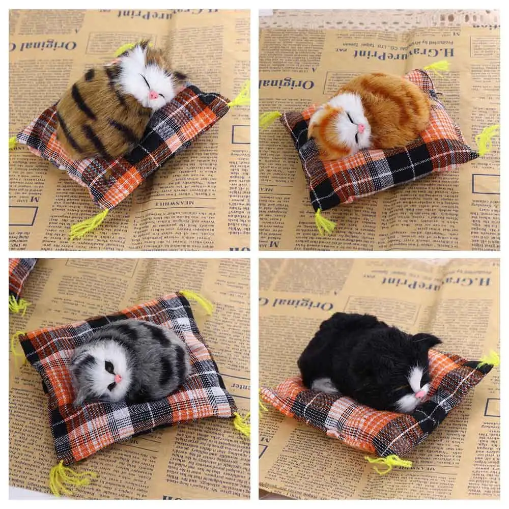 

Artificial Cute Plush Children Birthday Gift Creative Decoration Creative Fake Cats Cat Ornaments Plush Cats Simulation Cat