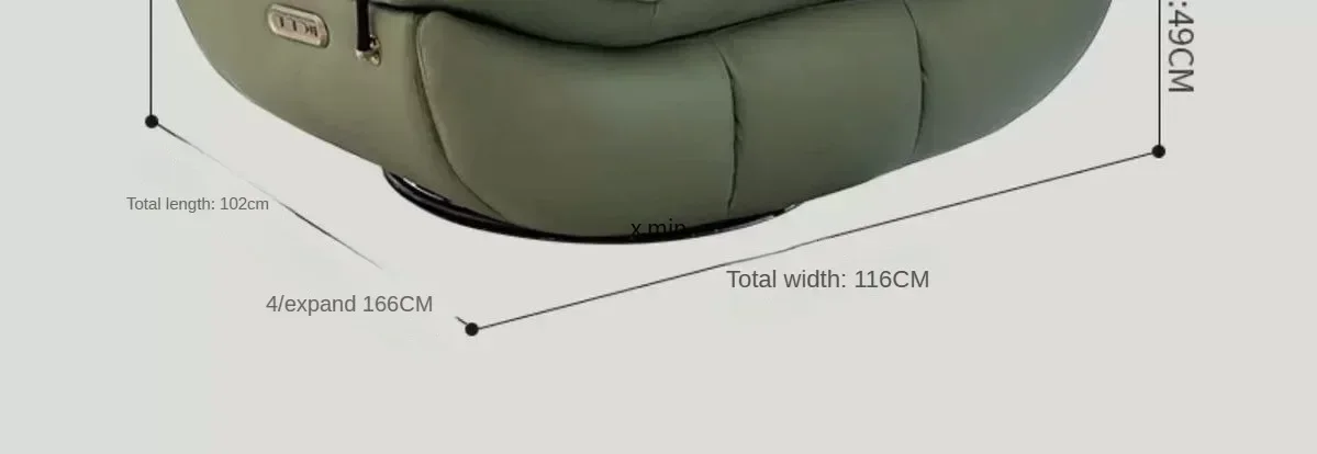 Lazy Sofa First-class Leisure Sofa Electric Intelligent Multifunctional Living Room Single Person Sofa Can Sleep and Lie Down