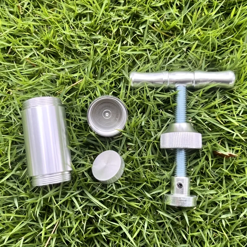 Aluminum Spice Hand Crusher Pepper Mill Handmade Smoking Press Accessories manual spice grinder