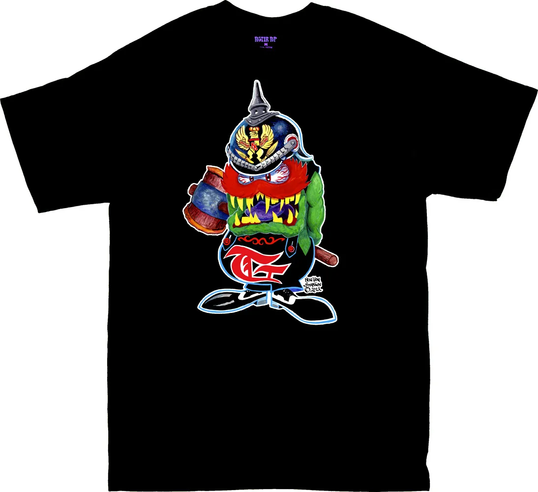 Ben Von Strawn T-Shirt Gremlin Kaiser German Ww1 Casco Monster S-Xl 2Xl 3Xl 4Xl Maniche Lunghe O Corte