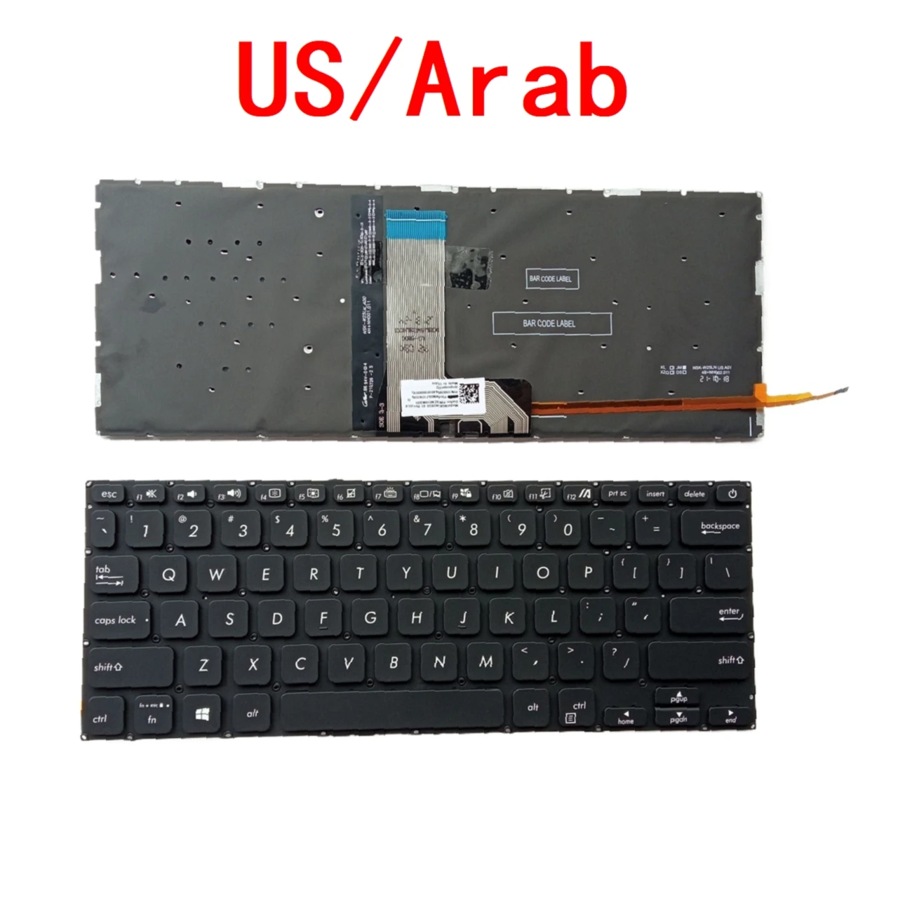 

Клавиатура с подсветкой для ноутбука ASUS VivoBook 14 X415 JA X415JANS X415JF X415JP X415EA X415EA