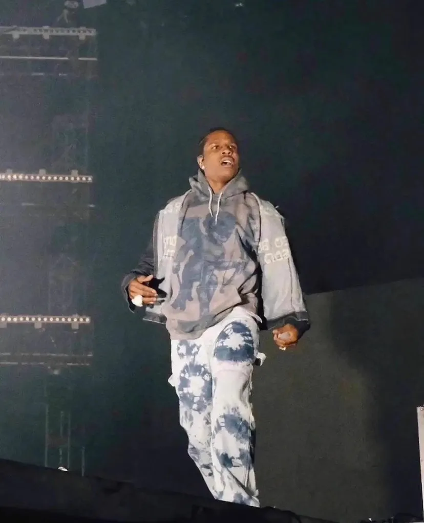

Rocky's same CPFM XYZ Capenter Denim Pants floral denim casual sports pants