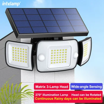 Solar Motion Sensor Outdoor Wall Light 1