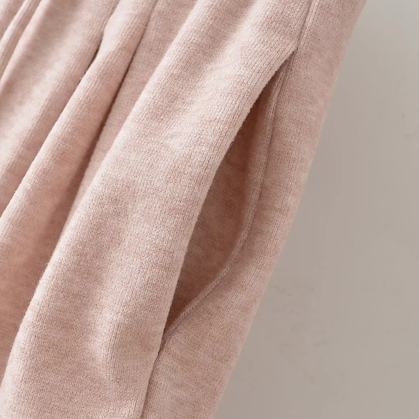 Fashion Plus Size Women's Straight Pants Autumn Simple And Casual Soft Drawstring Waist Wide Leg Full Length Trousers 450