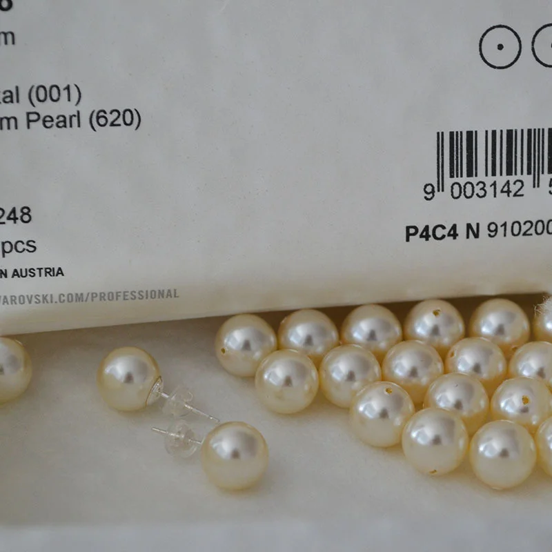 

Серьги женские из серебра 925 пробы с большим ярким жемчугом