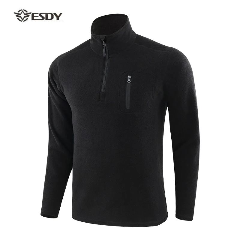 Warm Fleece Jacket Liner Men's Hiking Army Fans Military Training Tactical Jackets Outdoor Autumn Winter Windproof Pullover Tops