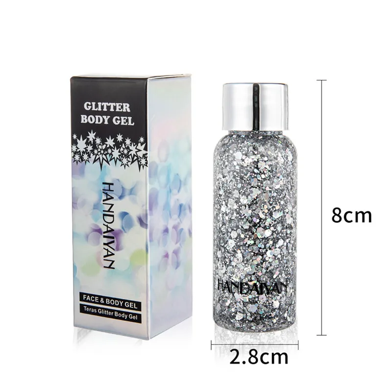 Eye Shiny Eyeshadow Liquid Lasting Diy Party Festival Makeup Decor Makeup Long Lasting Sparkling New Hair Illuminator Economic 6