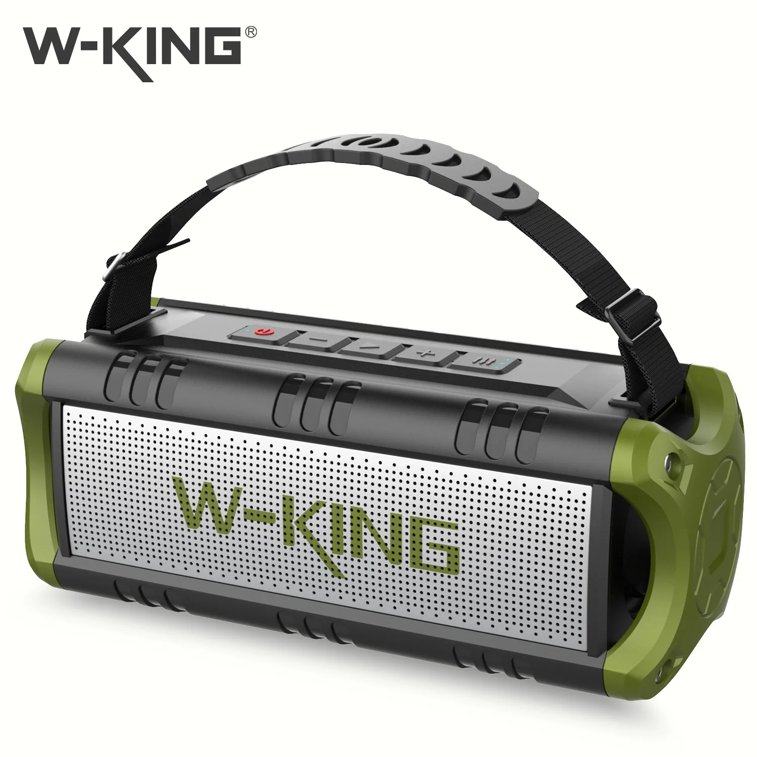 Bluetooth Speaker Portable Speaker Mini Bluetooth Speaker Mini Sound Box W-King D8mini Portable Bluetooth Speaker 30W Music Box 5000 mAh Battery Waterproof Speaker Box 24 Hour Battery Life