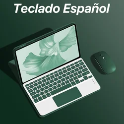 Premium Keyboard Case for Samsung Galaxy Tablets - Versatile, Protective, and Stylish (Spanish 4)