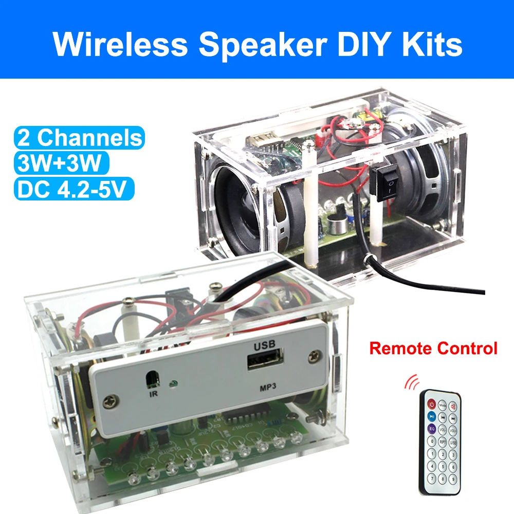 DIY Bluetooth Speaker Production Assembly Electronic Welding Kit Teaching Practice DIY Electronic Kit Component