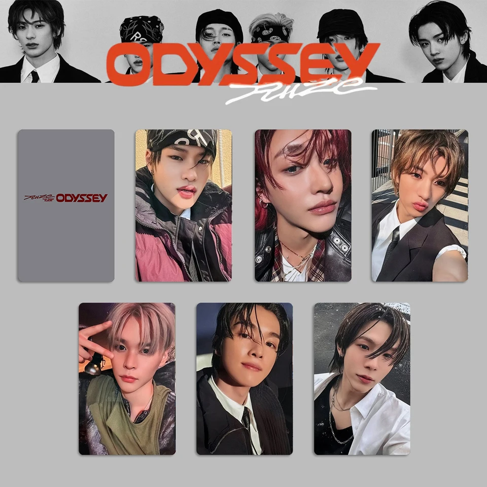 6Pcs/Set Kpop RIIZE ODYSSEY 1ST Album Selfie Cards Wonbin Shotaro