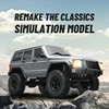 JJRC C8809 1:18 RC Cars 2.4G Remote Control LED Light Full Scale Wrangler Climbing Car Jeep Model Car Boys Children Toys 1