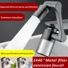 New 1440° Rotating Water Purification with Filter 2 Modes Metal Faucet Spray Head Kitchen Washbasin Extension Tap Aerator Univer 1