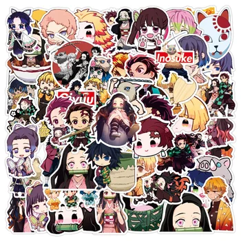 10/30/50PCS Demon Slayer Anime Kamado Nezuko Stickers DIY Phone Laptop Luggage Skateboard Graffiti Decals Fun for Kid Toys Gift 3