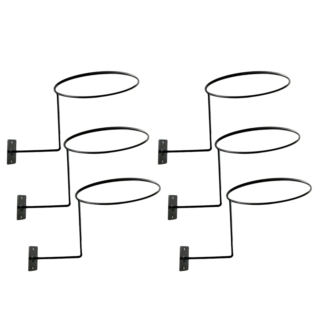 Motorcycle Helmet Holder 3/6pcs Motorcycle Helmet Rack Holder Wall Mounted Hook Display Rack Stand For Hat Cap Jacket Hanger Helmet Stand Organizer