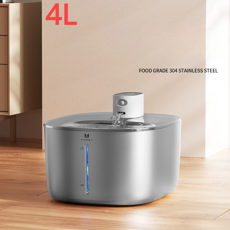 

4L Wireless Cat Water Fountain Auto Sensor Drinking Fountain for Cats Dog Drinker Pet Water Dispenser Accessories