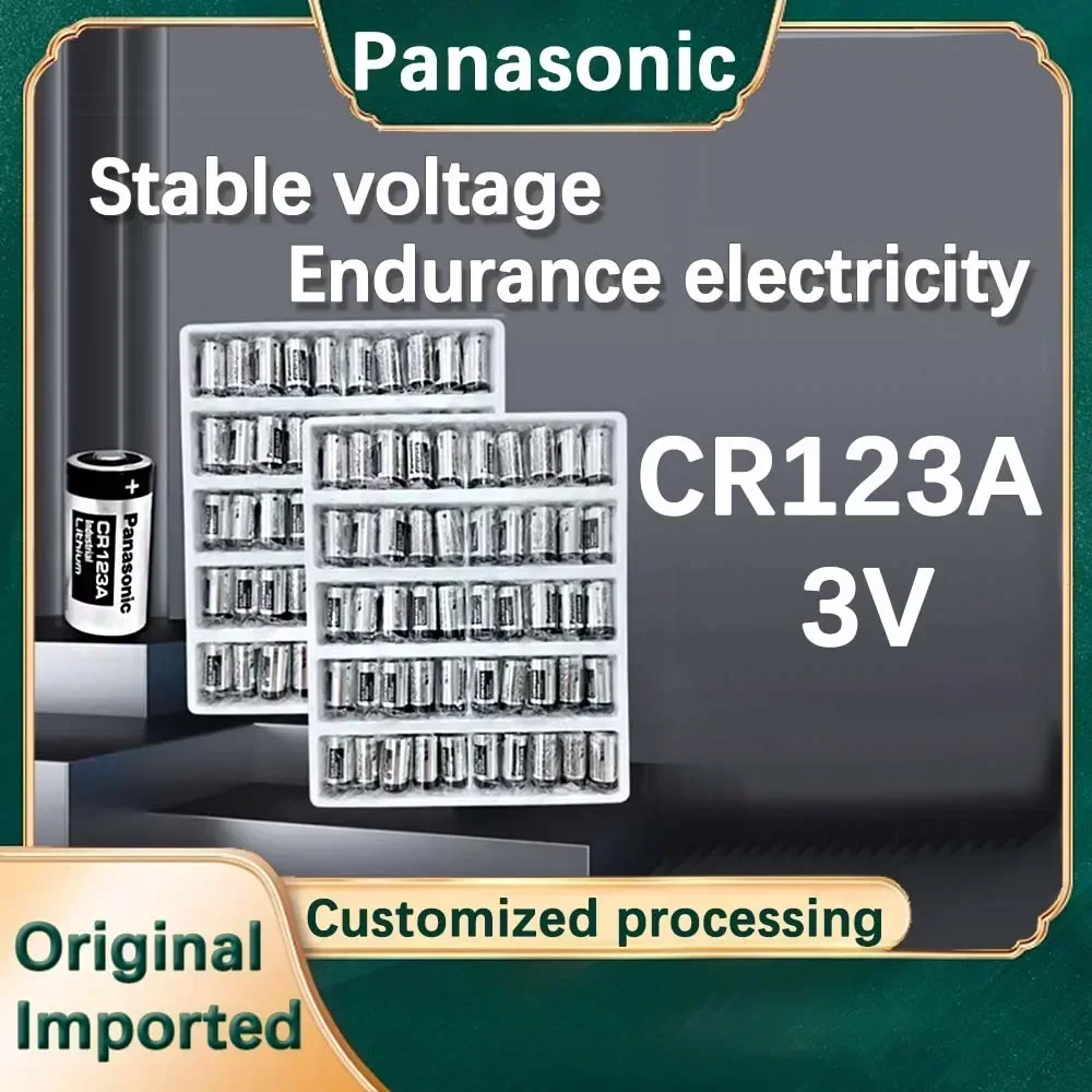 Panasonic 123 Lithium 3V Battery 1PCS for lithium battery