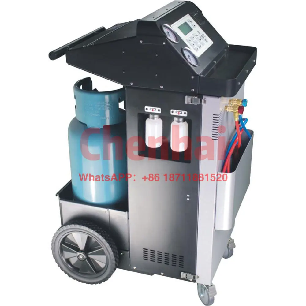 Macchina Automatica Di Recupero Del Refrigerante Del Gas Refrigerante R134A Dell'Automobile Completamente Automatica Ys-Ac-2200