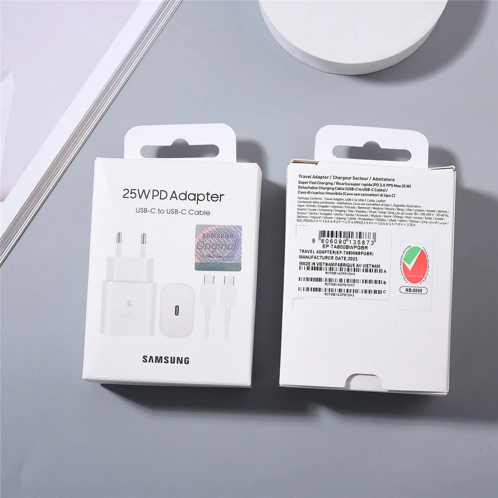 Samsung EU 25W Super Fast Charger USB Type-C Adapter