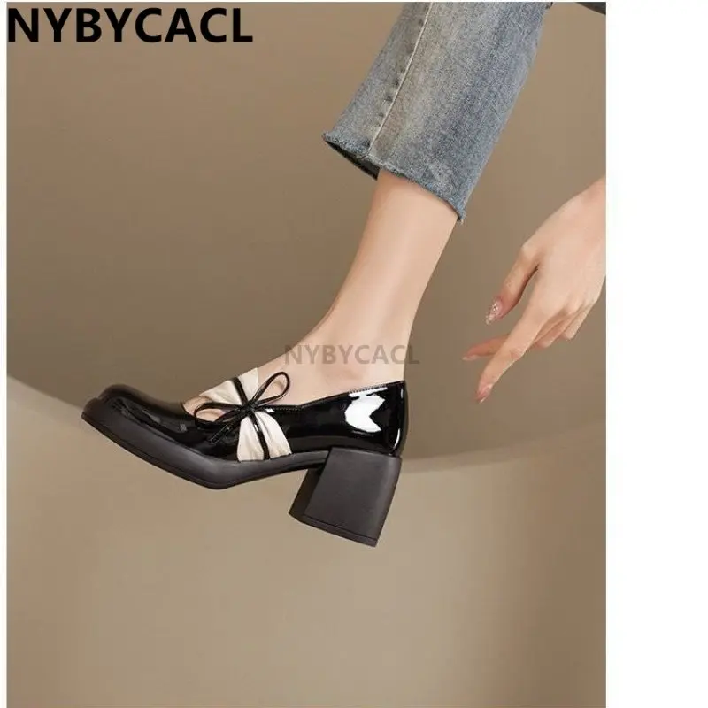 

High Heel Platform Women Mary Janes Pumps Dress Designer Shoes Brand New INS Dress Fashion Trendy Elegant Comfy Pumps Fashion