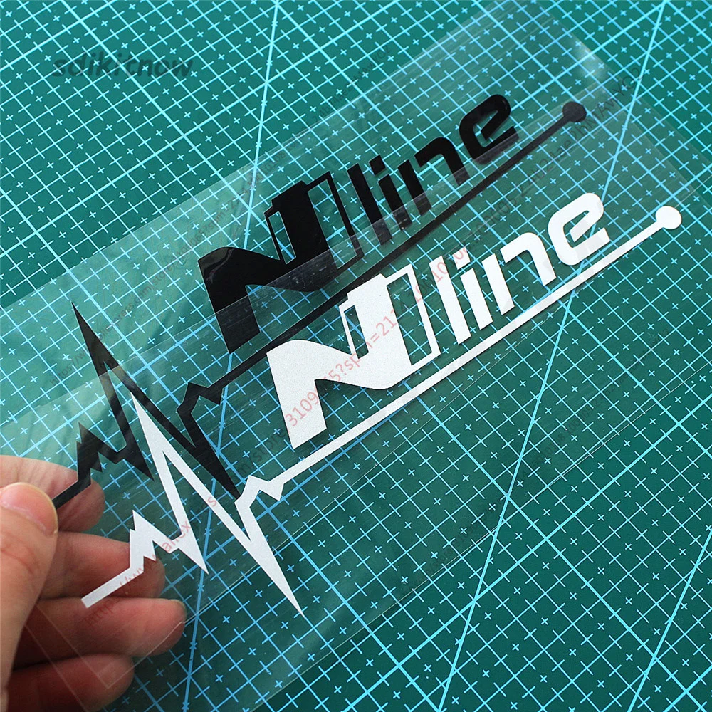 1Pc N Line Performance Car Decal Sticker Styling Accessori Per Finestre Per Hyundai Creta Azera Eon Kauai I10 I20 I30 I40