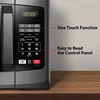 QJTOSHIBA Countertop Microwave Oven 0.9Cu Ft 10.6 Inch Removable Turntable 900W 6Auto Menus Mute & ECO Mode Child Lock LED Ligh 4