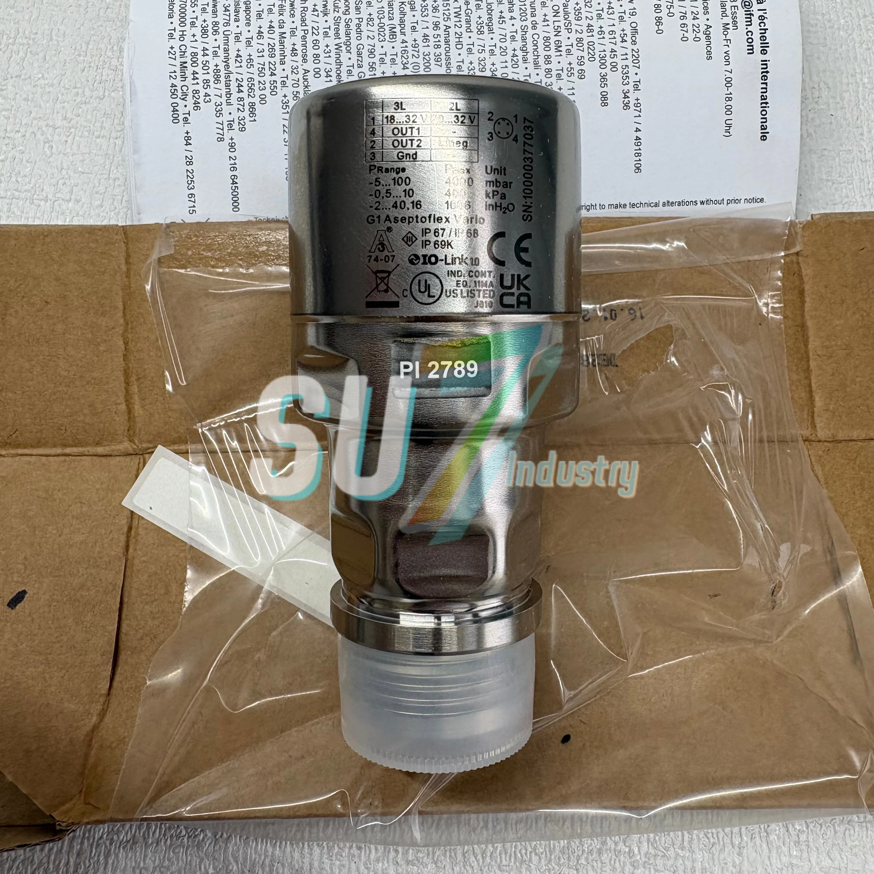 새로운 오리지널 PI2789 압력 센서