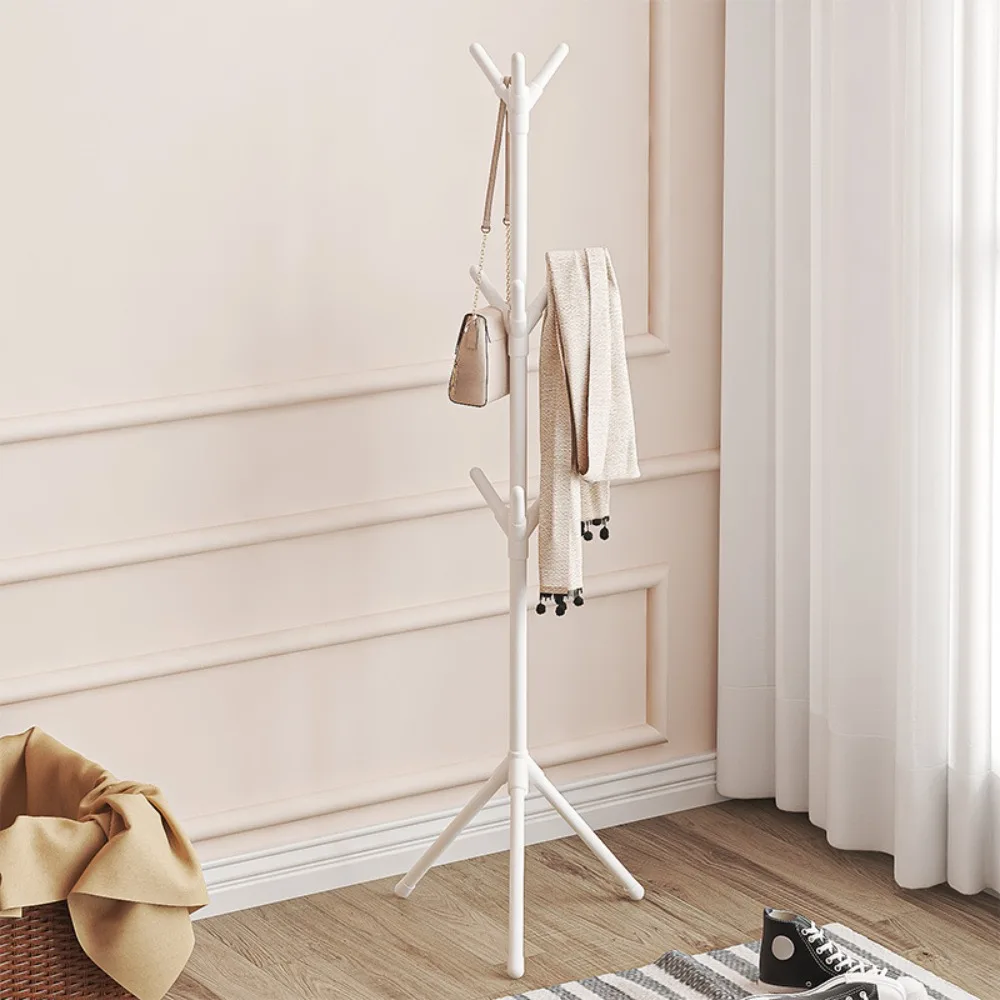 Standing Coat Rack Hook Floor Standing Bedroom Clothing Storage Rack