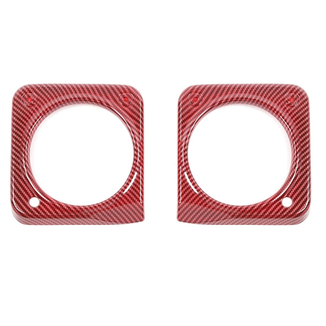 

_ Обложка рамы для Suzuki Jimny 2019 2020 2021 2022, ABS Red Carbon