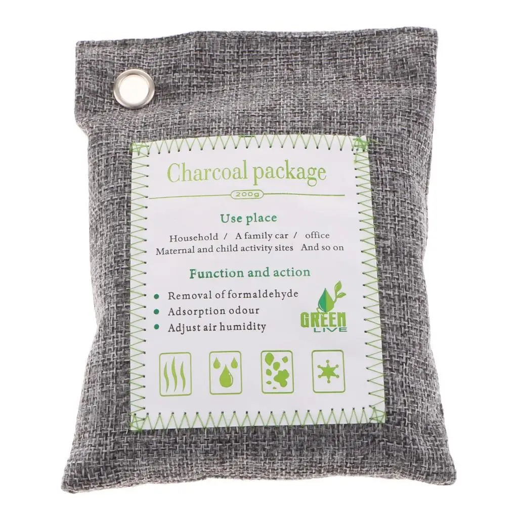 Bamboo Charcoal Air Filter Purifier Bag Double Quantity Odor Absorber for Closet Car Living Room Bamboo Charcoal Air Filter Purifier Bag Double Quantity Odor Absorber for Closet Car Living Room