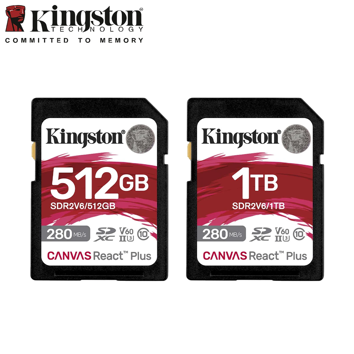 512gb Micro Sd Card Kingston SDXC Canvas React Plus UHS-II V60