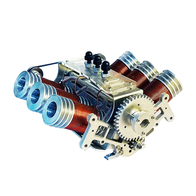 V6 Dual Piston Simulation Power Generator Motore A Pistoni Cc Senza Spazzole V12 Modello Di Motore A Pistone Singolo